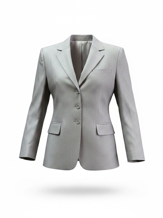 Escada Jackets & Blazers - ESCADA EXCLUSIVE FOR NEIMAN MARCUS GRAY BLAZER JACKET